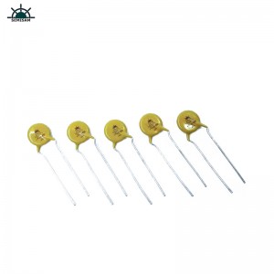 Manufacturer resistor supplier yellow silicon 10D271 diameter 10mm metal oxide MOV Varistor for switching power supply