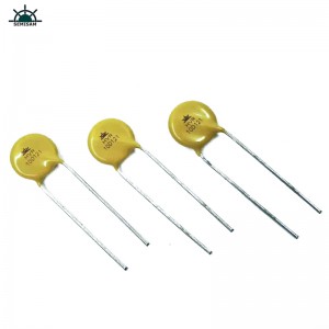 China resistor supplier ODM yellow silicon 10D121 diameter 10mm metal oxide Varistor for LED light