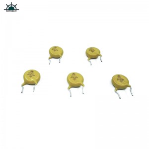China original manufacturer passive electronics components , yellow MOV 10mm HVR10D511K zinc Oxide Varistor