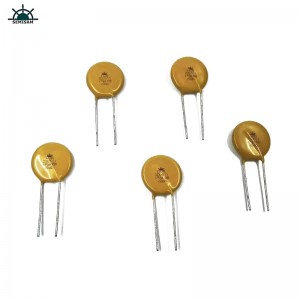 China ODM electronics components , yellow MOV 20mm HVR20D511K zinc Oxide Varistor for power supply equipment